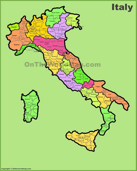Example of MAP implementation in Italy